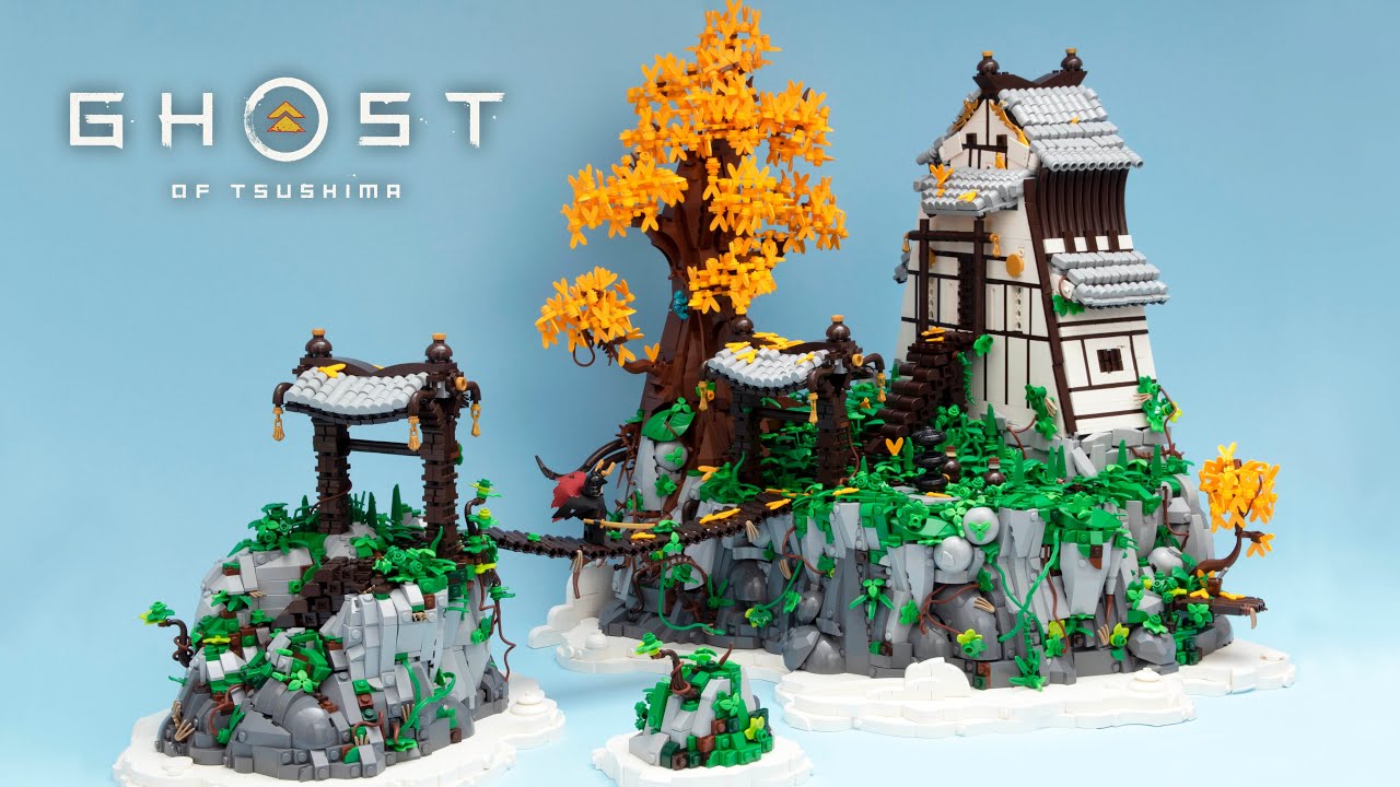 LEGO Samurai Temple MOC – Ghost Of Tsushima LEGO Creation