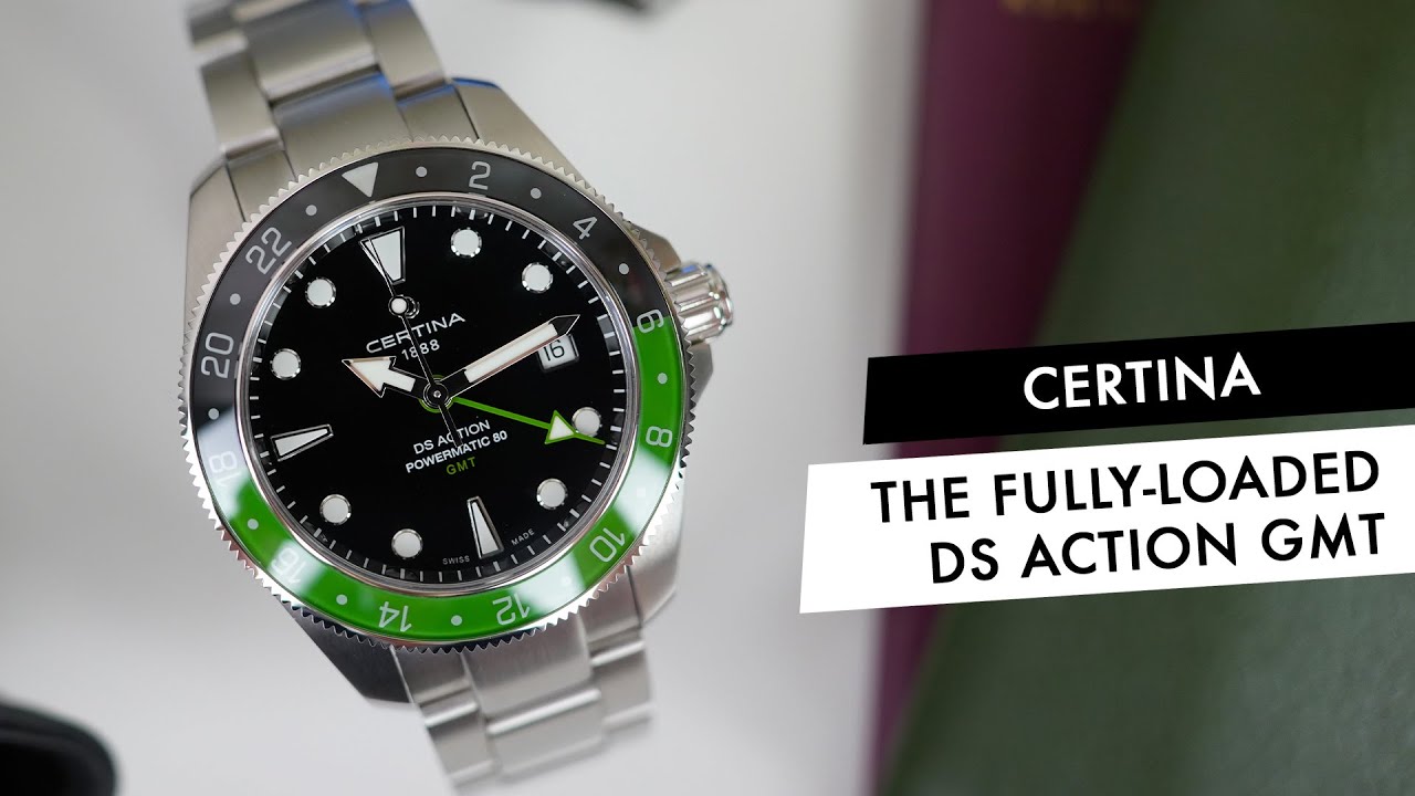 ОБЗОР: Новые часы Certina DS Action GMT — это доступные часы для полетов GMT