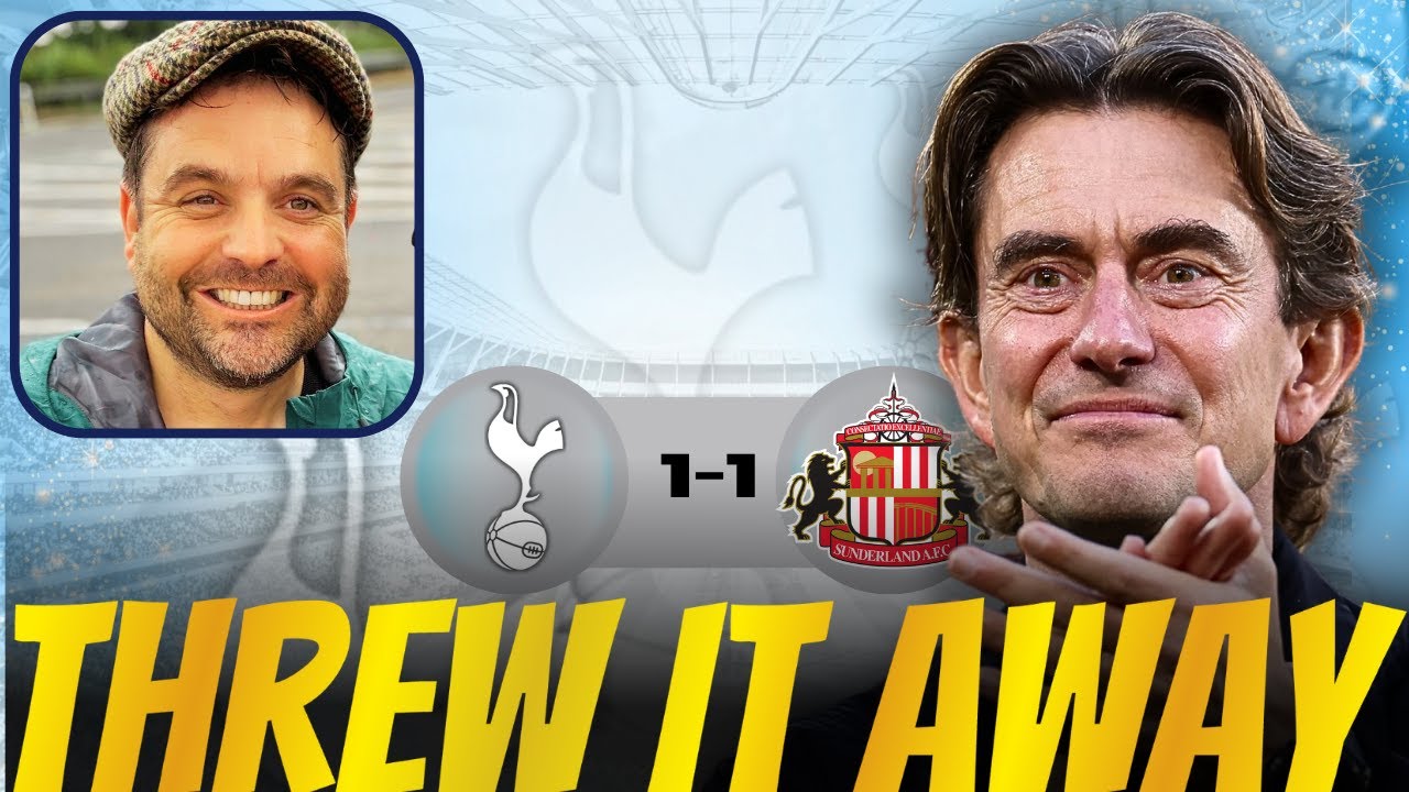 Tottenham 1-1 Sunderland | We Throw It Away Once Again! Match Reaction