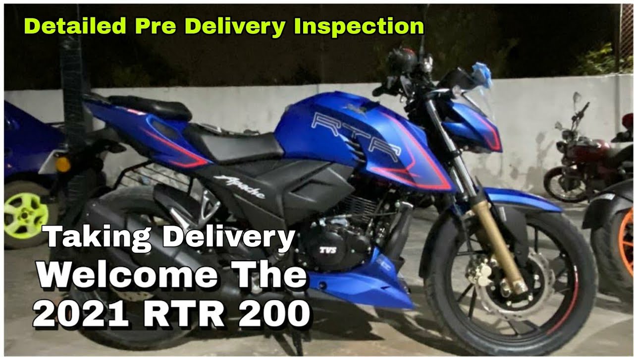Taking Delivery 2021 BS6 TVS APACHE RTR 200 4V Ride Modes, Accessories PDI @ Century TVS | DNA VLOGS