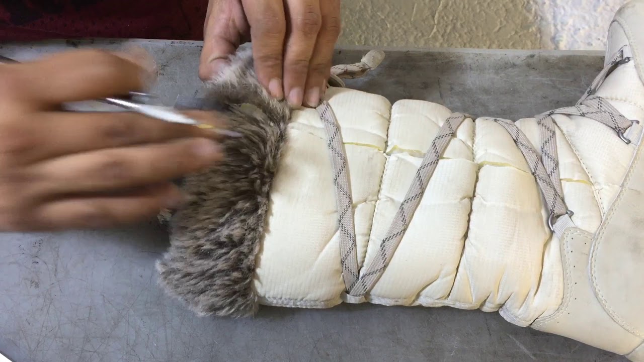 cómo poner cremalleras a unas botas Timberland