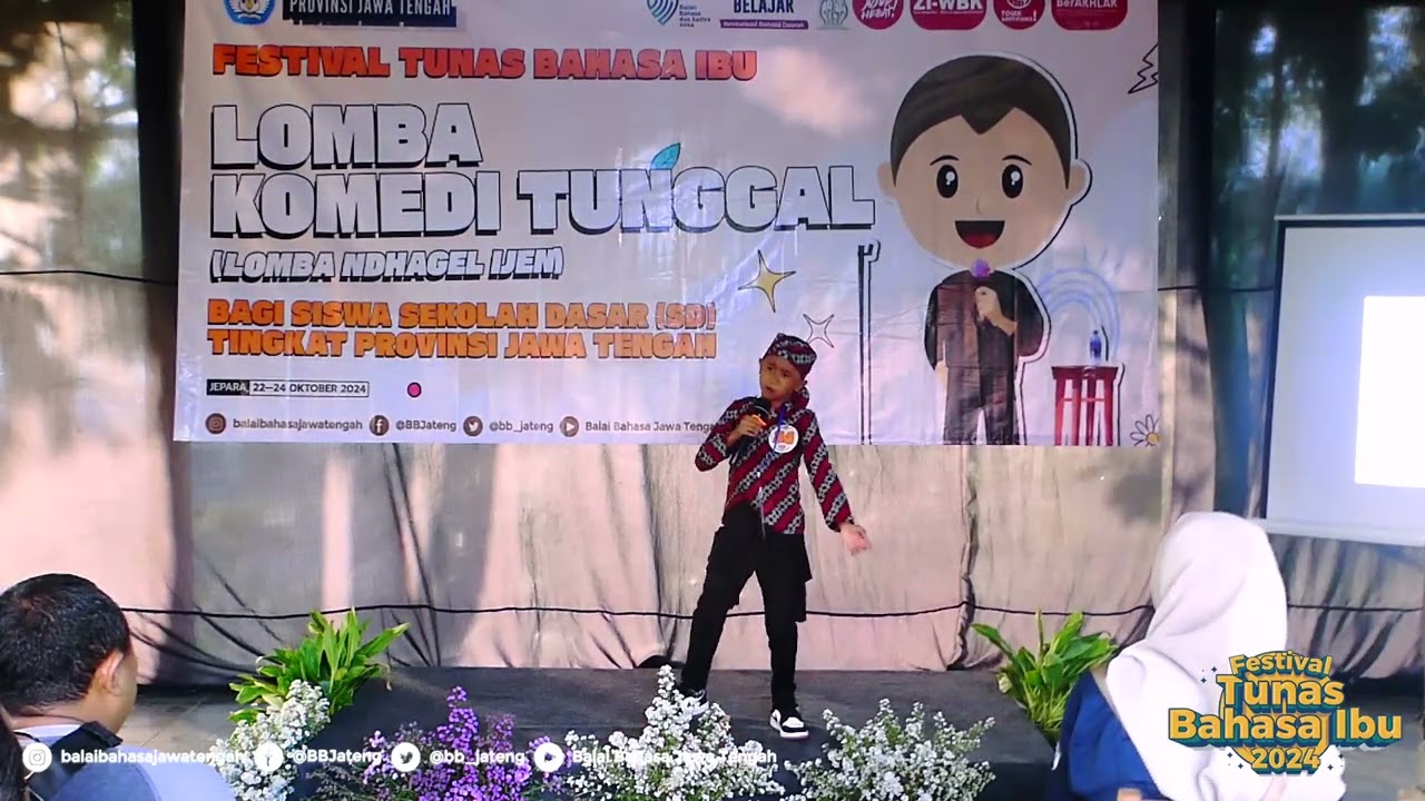 Juara 1 Putra Komedi Tunggal SD FTBI 2024