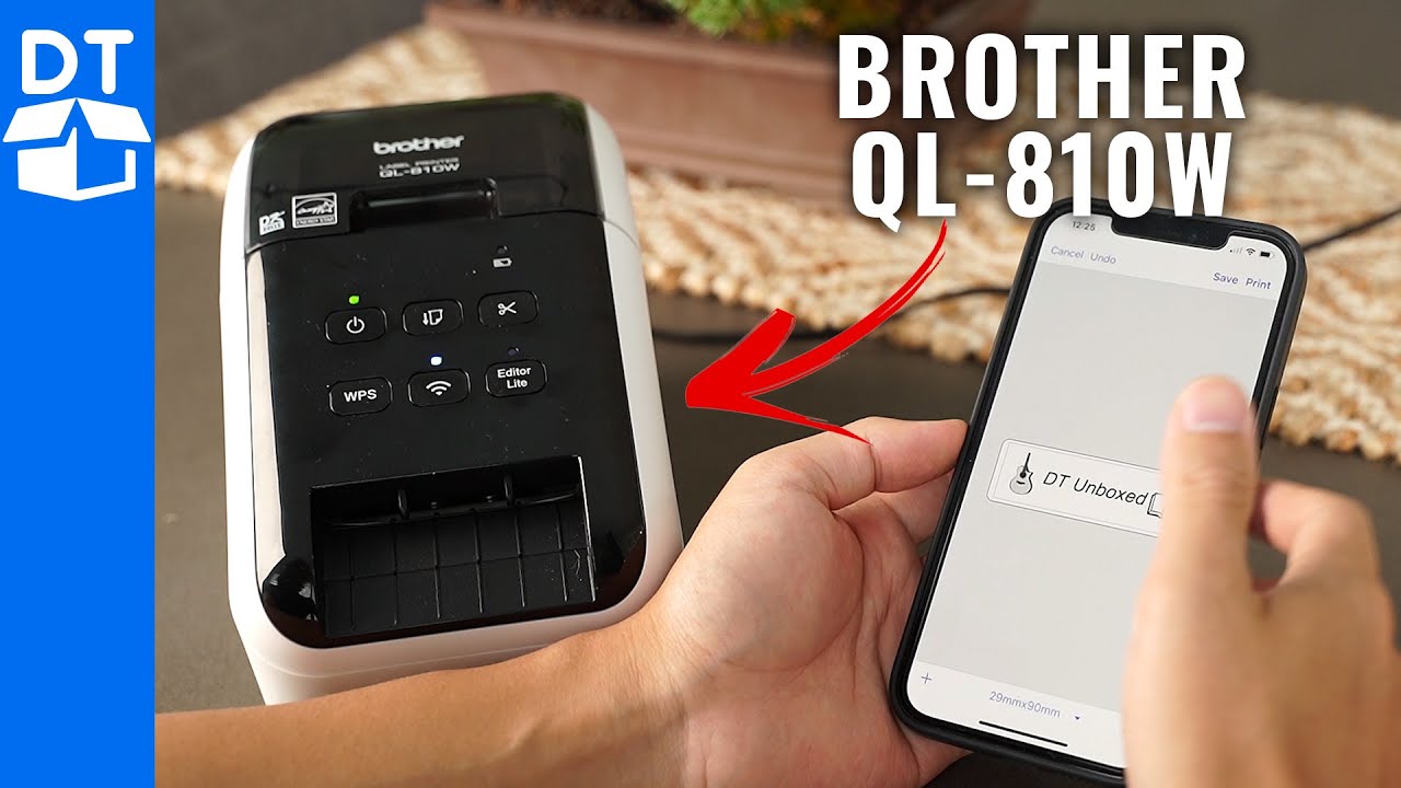 Обзор и демонстрация принтера этикеток Brother QL-810W