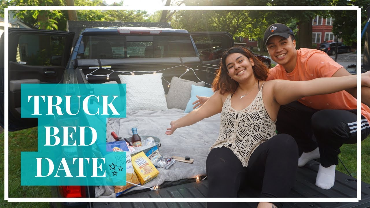WE WENT ON A DATE IN THE BACK OF A TRUCK!!!