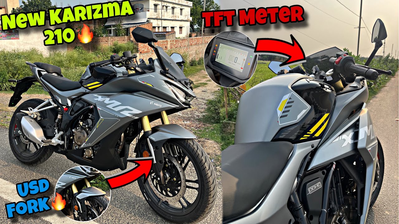 2025 Hero Karizma Xmr 210🔥| USD Fork | Combat Edition 😍