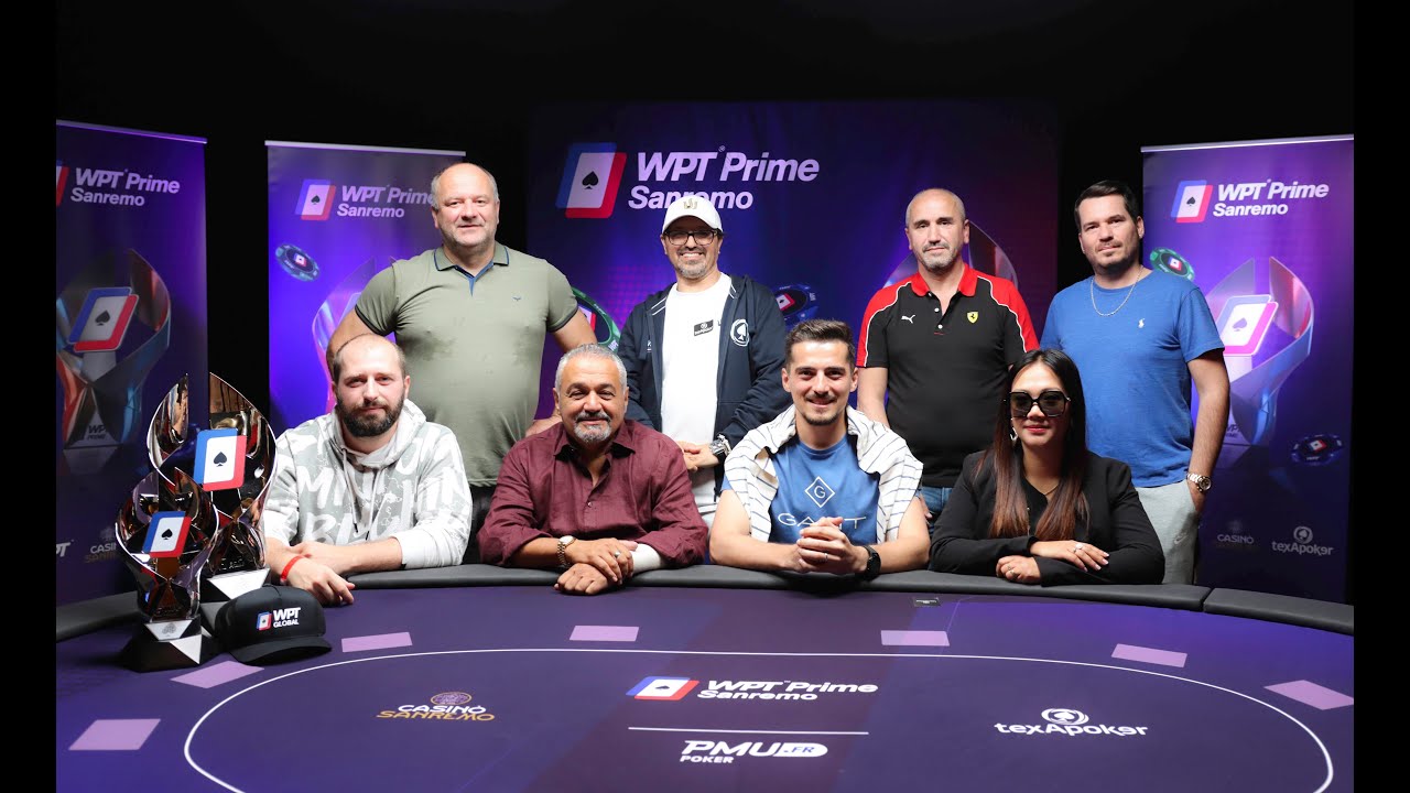 Final table Main Event WPT Prime Sanremo 2024