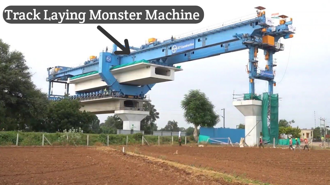 This is How Girder is Launched for Mumbai Ahemdabad Bullet Train | ऐसे हो रहा है बुलेट ट्रेन का काम