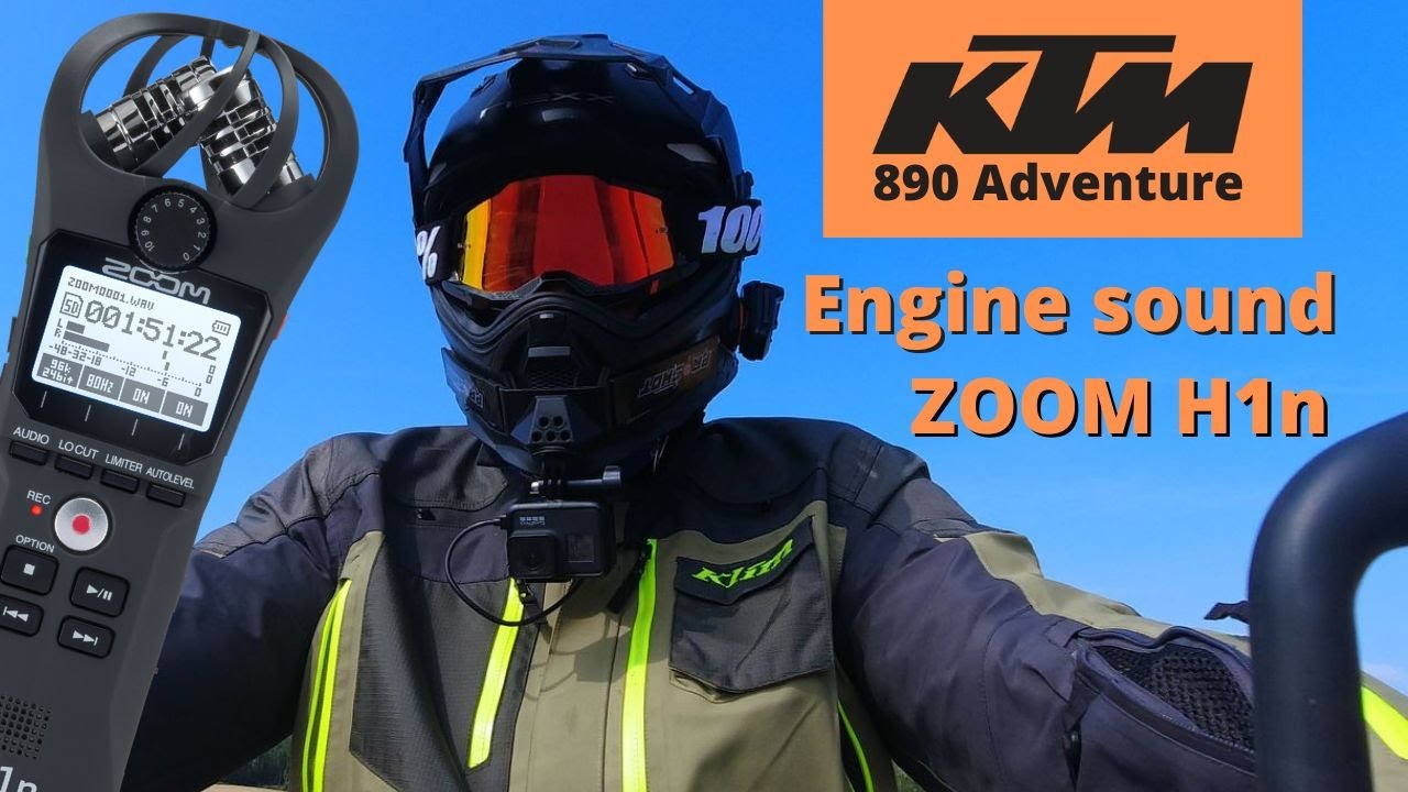 H1N  Zoom Motorcycle Ride Test  KTM 890 Adventure - Attempt #2.