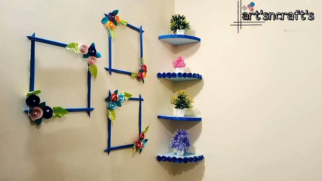 how to make corner shelf with cardboard || कार्डबोर्ड से कॉर्नर शेल्फ कैसे बनाएं||