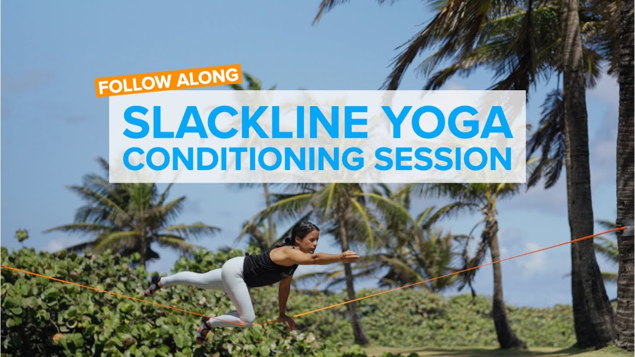 Занятия по слэклайн-йоге • Базовые позы YogaSlackers