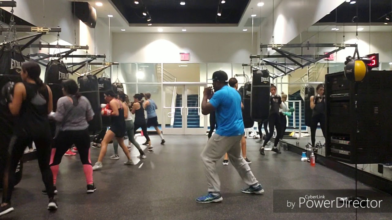 Equinox Boxing class by Jermaine Bailey