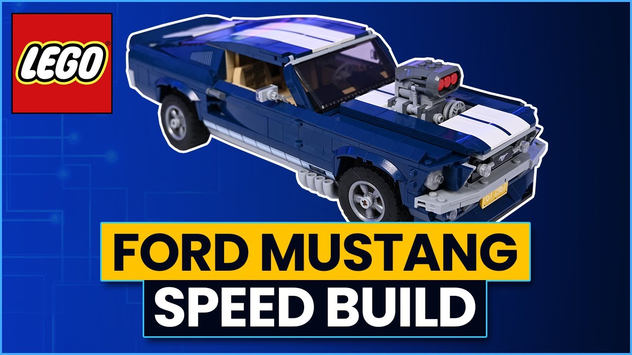 Lego Creator Ford Mustang 10265 - Lego Speed Build - Lego Lady 2024