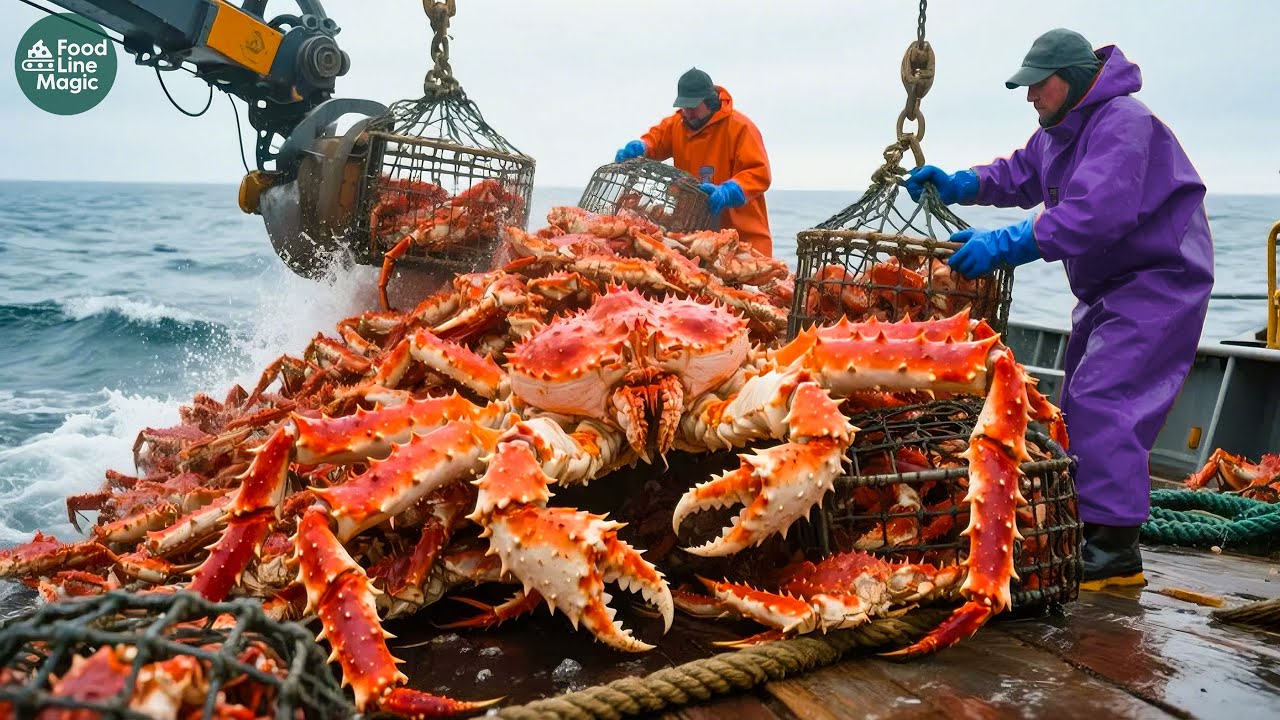 Millions of King Crabs Are Captured in Unbelievable Ways You've Never Seen Before