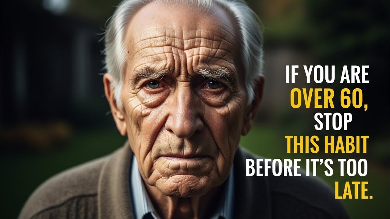 If you are over 60, stop this habit before it's too late.
