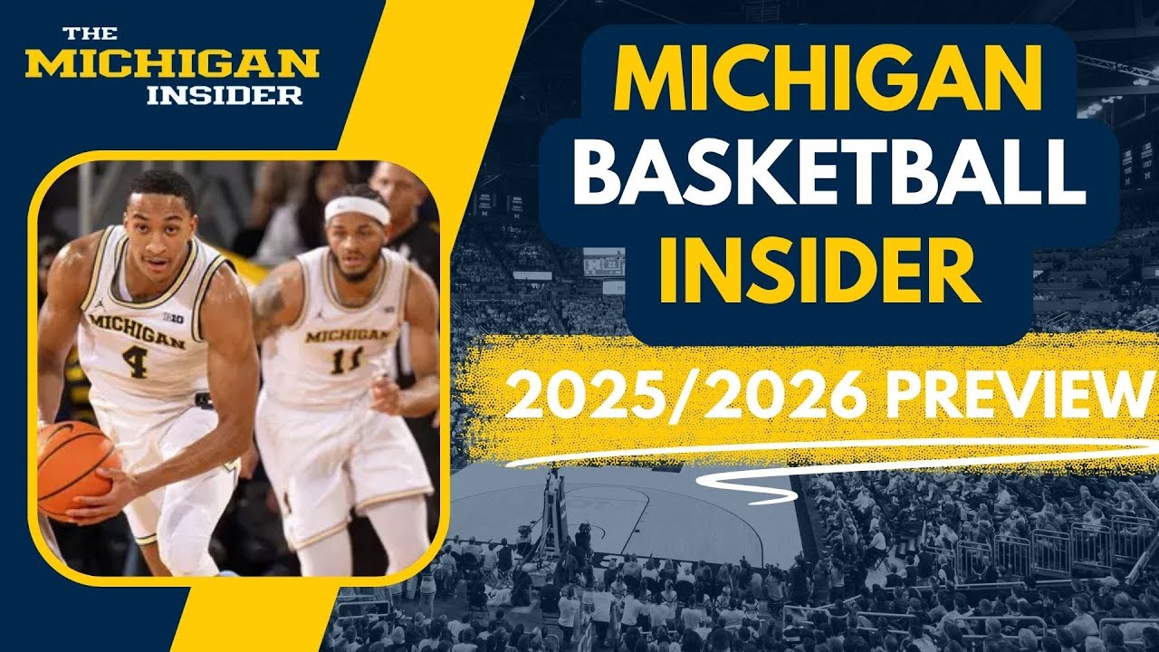 Michigan Basketball Insider: Превью сезона 2025/26; Мичиган &mdash; лучший в Big 10? На пути к Финалу ч...