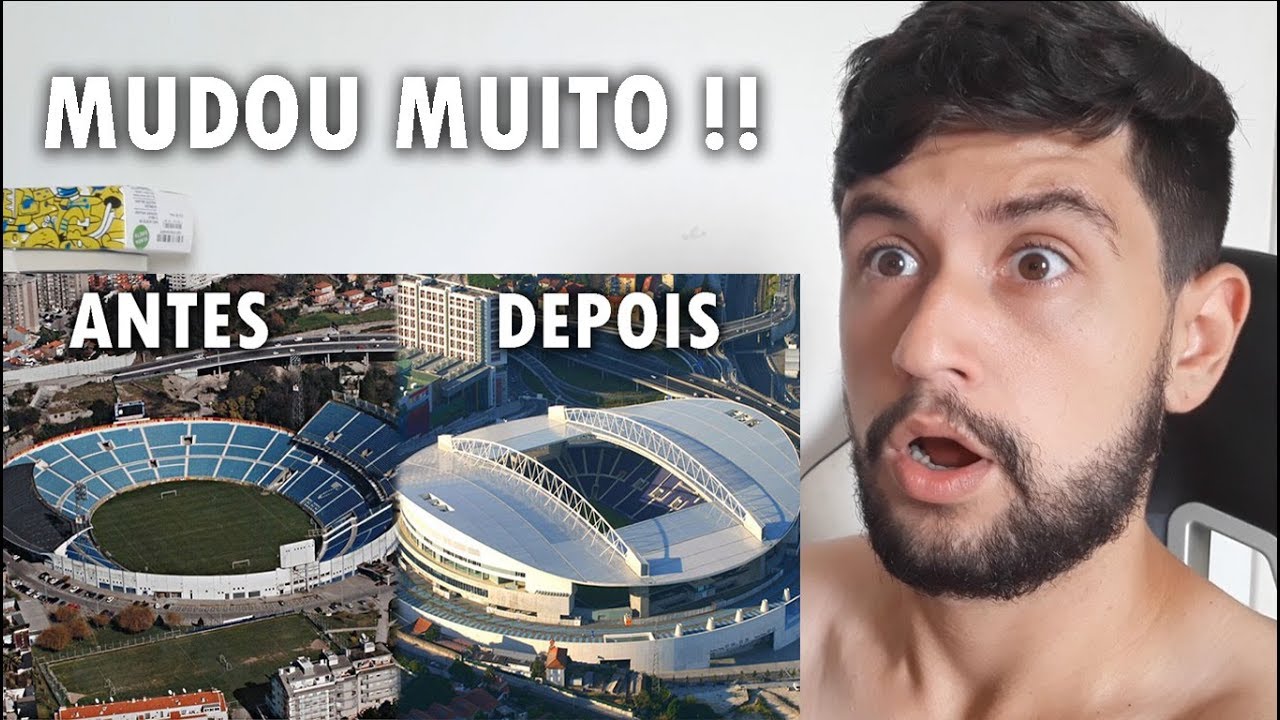 BR REAGINDO AOS ESTÁDIOS DE PORTUGAL ANTES E DEPOIS !! ( before and Now )