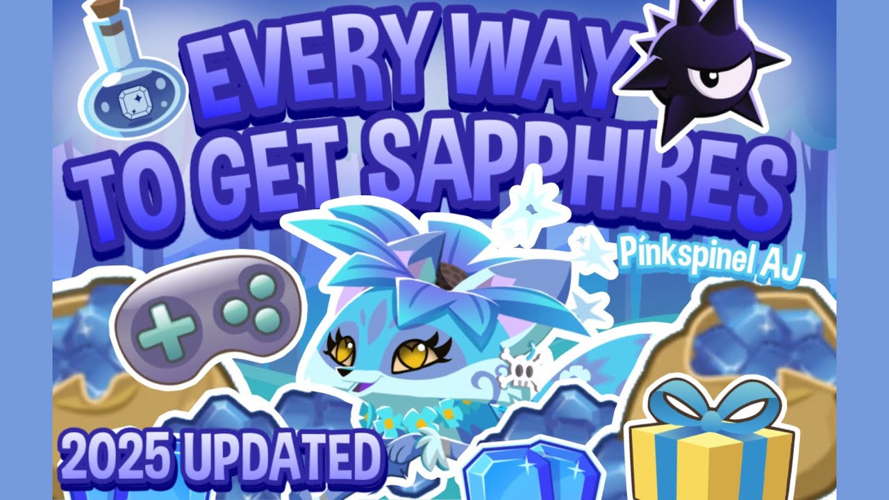 *NEW* EVERY WAY TO GET SAPPHIRES IN ANIMALJAM IN 2025!✨