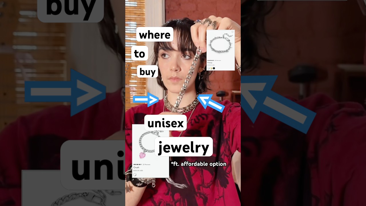 где я покупаю КРУТЫЕ украшения унисекс (ЧАСТЬ 1!) ⛓️✨ #украшения #стиль #унисекс #андрогинный #мода