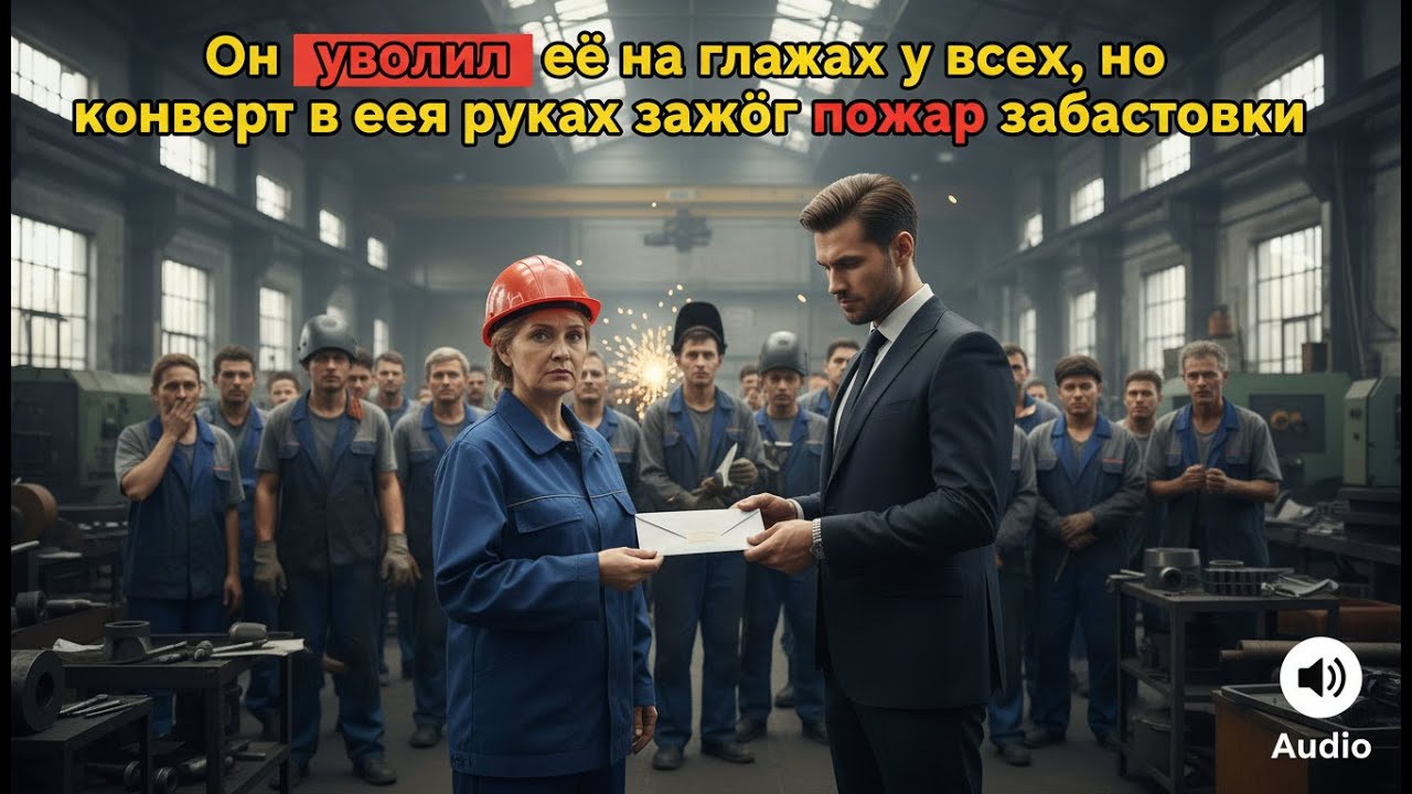 Уволил старую сотрудницу на глазах у цеха, но её молчаливый конверт сломал империю сына хозяина