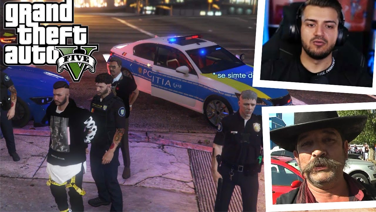 Bercea Camataru si Gyuri Gabor arestati pe GTA REAL LIFE