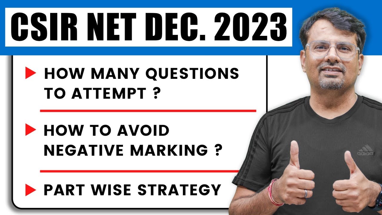 CSIR NET 2024 Crack करने के लिए कितने Questions Attempt करें ? | CSIR NET Tips By GP Sir