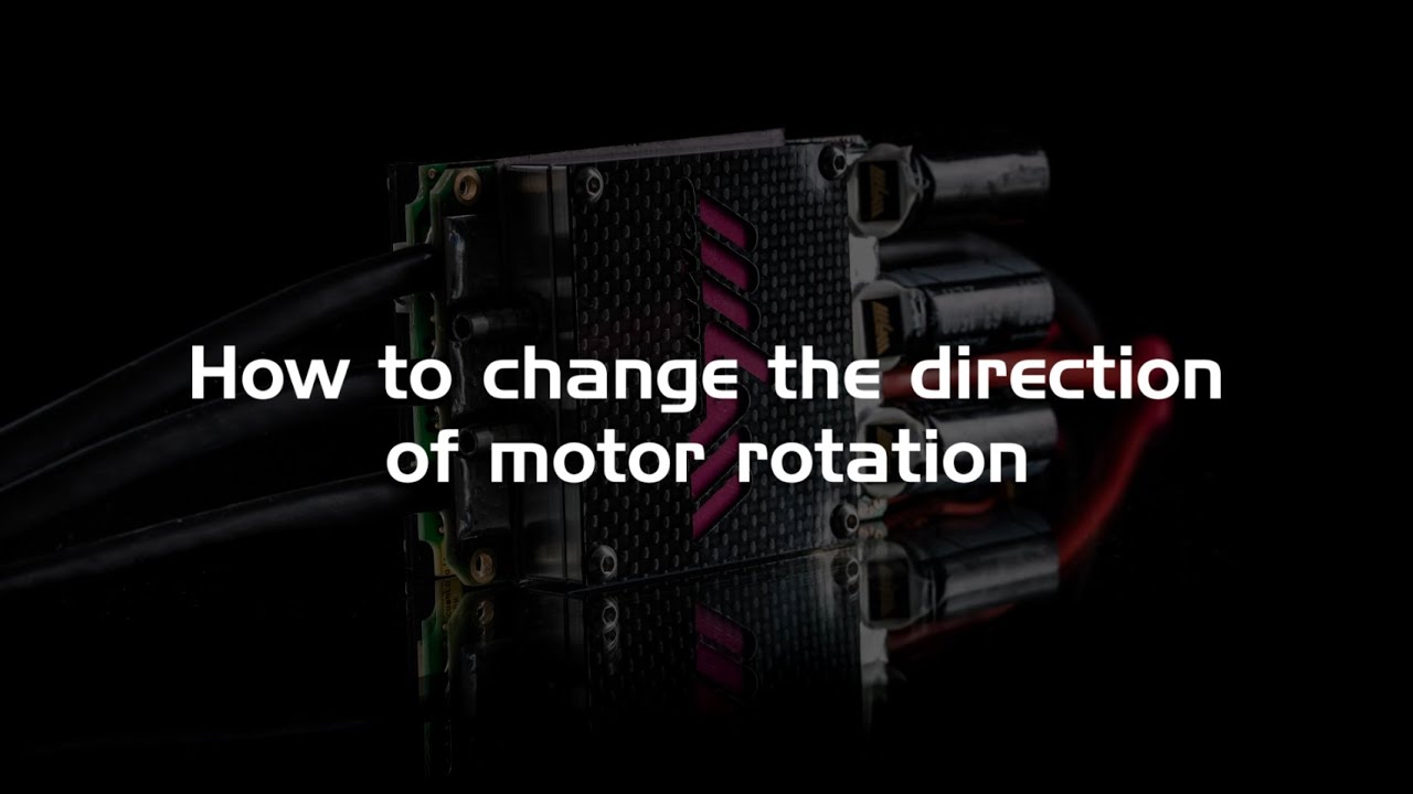 How to change the direction of motor rotation