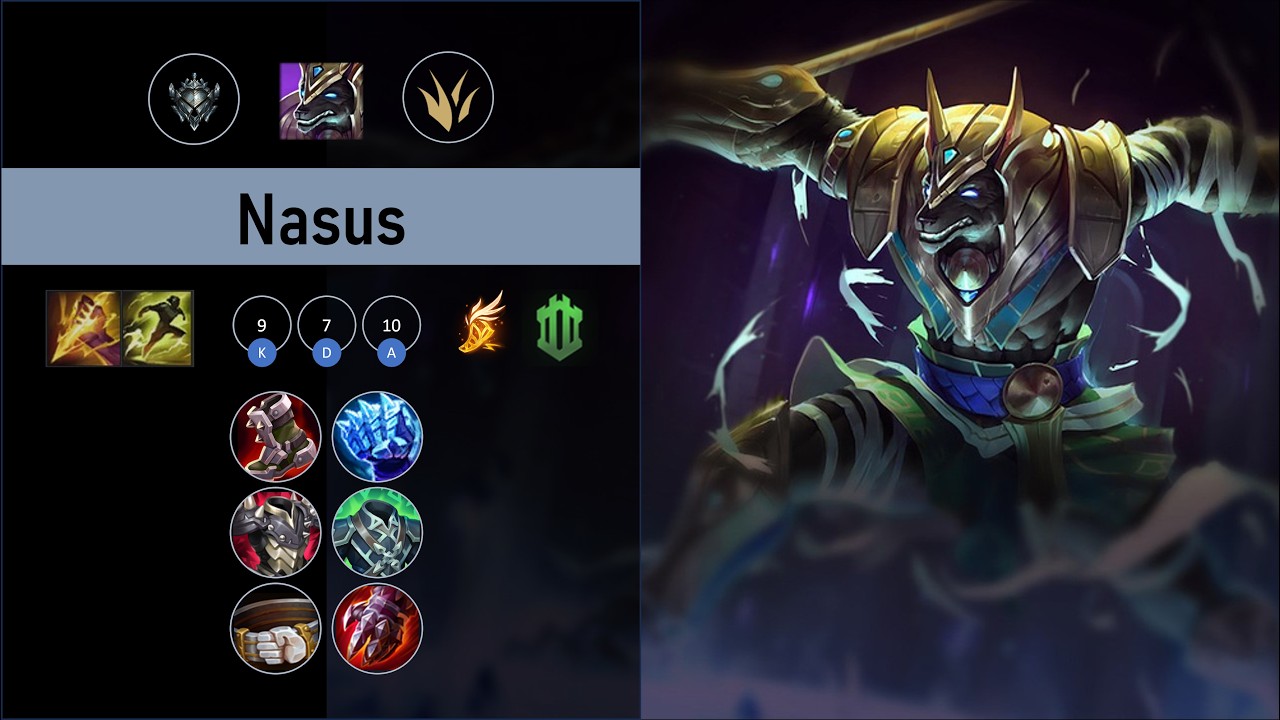 Nasus Jungle vs Briar - NA Silver Patch 26.5