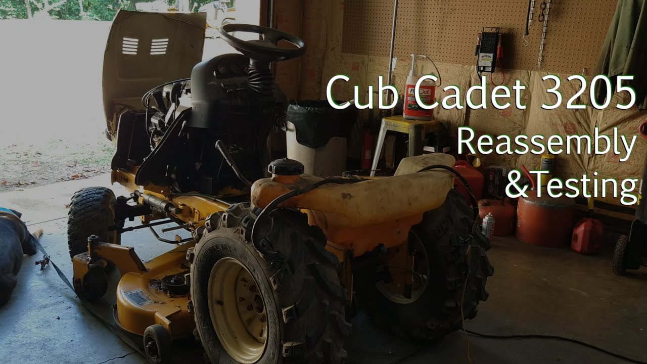 Сборка и тестирование Cub Cadet 3205