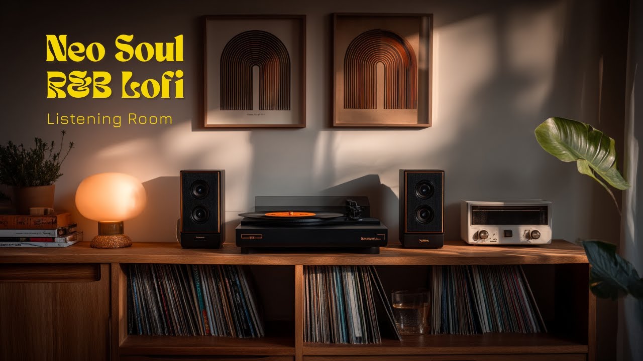 Soulful Cozy Morning in Listening Room🎶Vintage Neo Soul & R&B Lofi Instrumentals for Relax & Focus