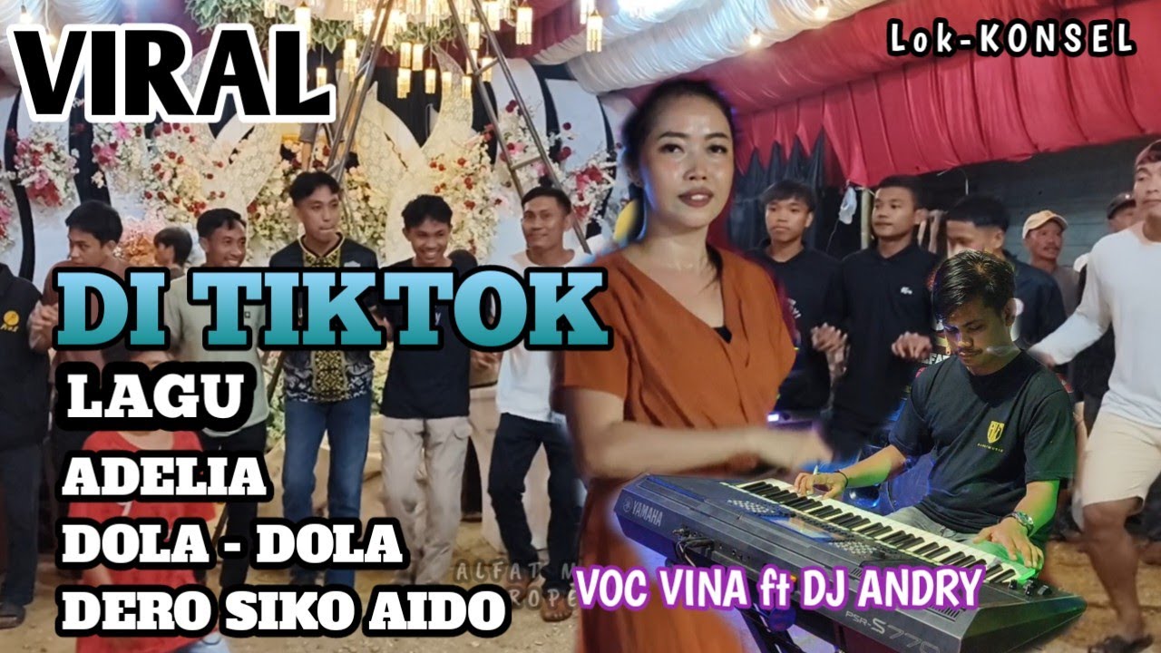 🔥🔥VIRAL DI TIKTOK LULO LAGU ADELIA, DOLA-DOLA✅FULL MUSIC BY DJ ANDRY FT VOC VINA.LOK KONSEL