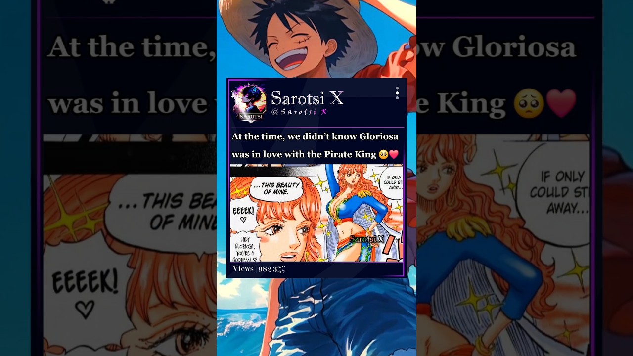 Gloriosa was in love with Roger❤️ #gloriosa #roger #pirateking #onepiece