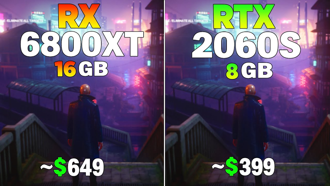 RX 6800 XT vs RTX 2060 Super - Test in 8 Games