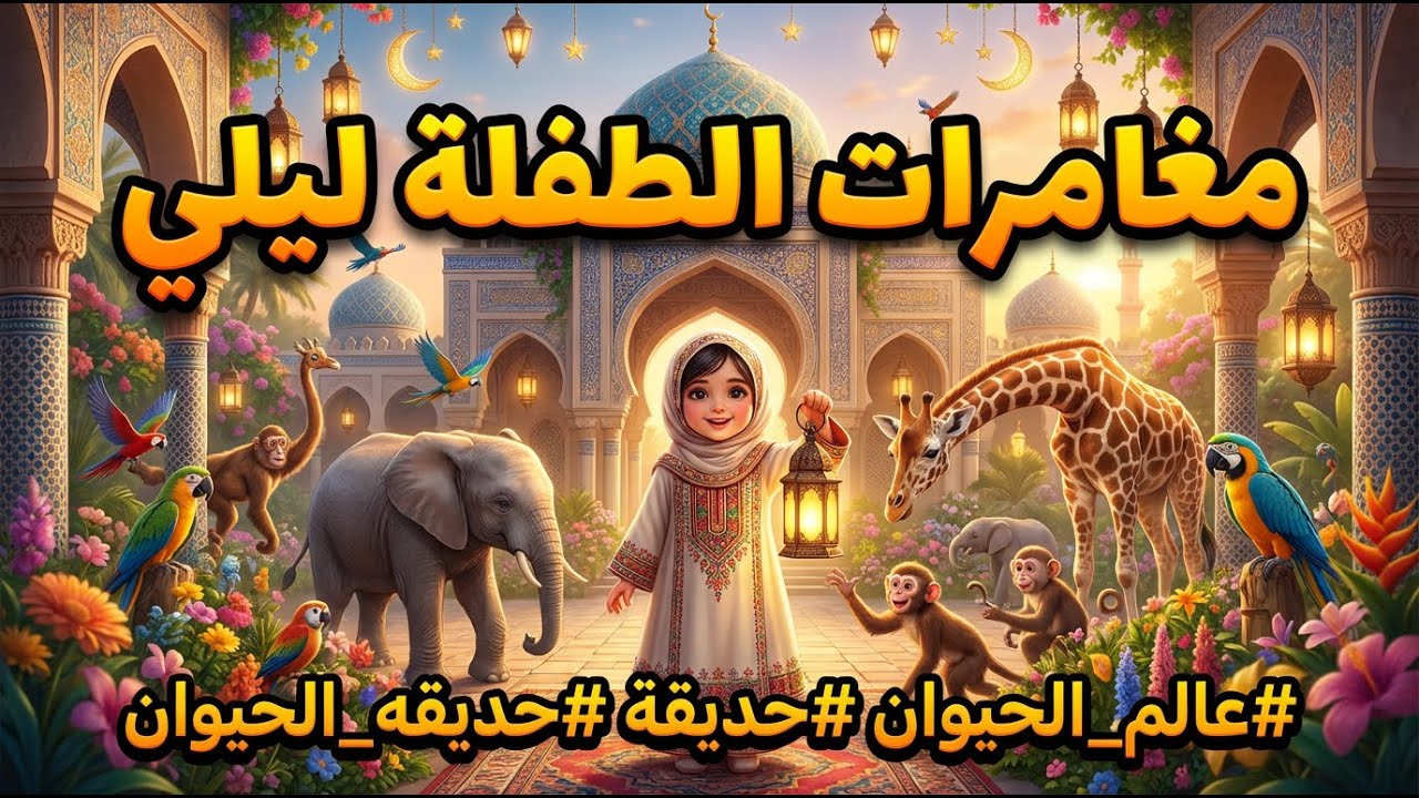 مغامرات الطفلة ليلي..... في #عالم_الحيوان #حديقة #حديقه_الحيوان 