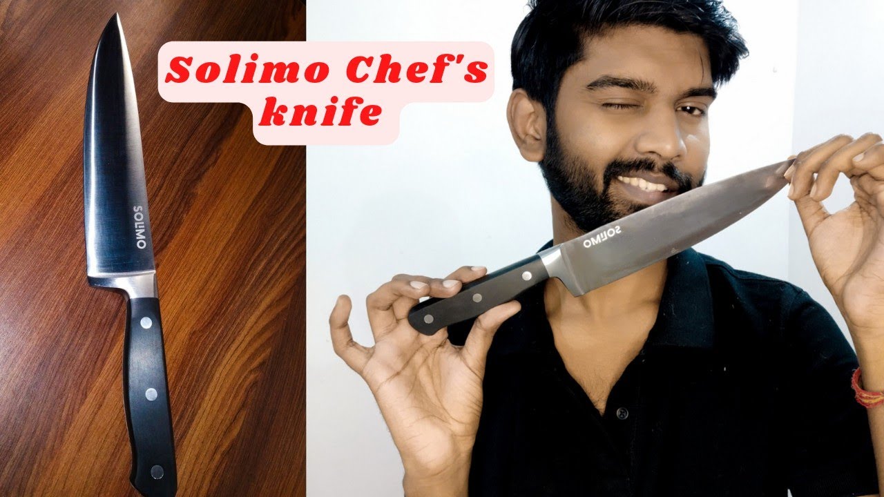 Solimo CHEF'S KNIFE | full review | foodomania