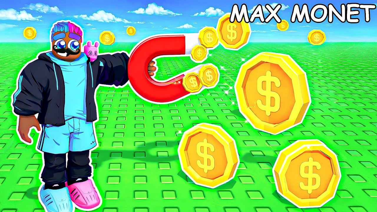 Roblox, ALE PRZYCIĄGAM MILIONY MONET MAGNESEM