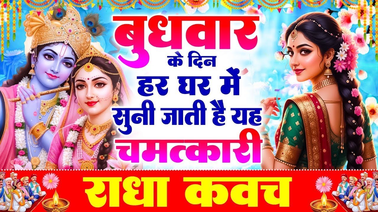 बुधवार के दिन राधा कवच का पाठ सुनने से अखंड सौभाग्य और धन के भंडार खुलेंगे Radha Kavach