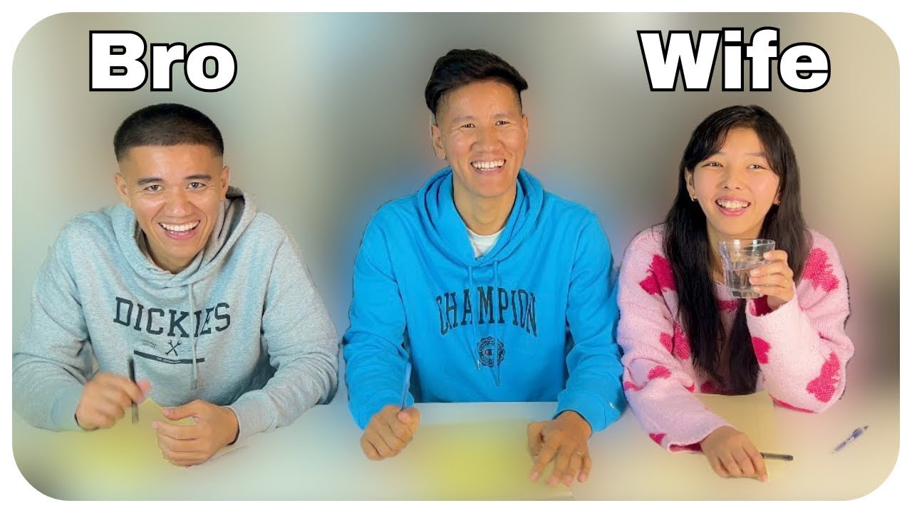 WHO KNOWS KUNGA BETTER? 🤪 Loser is Servant for 5 Minutes 😅 BRO Vs WIFE
