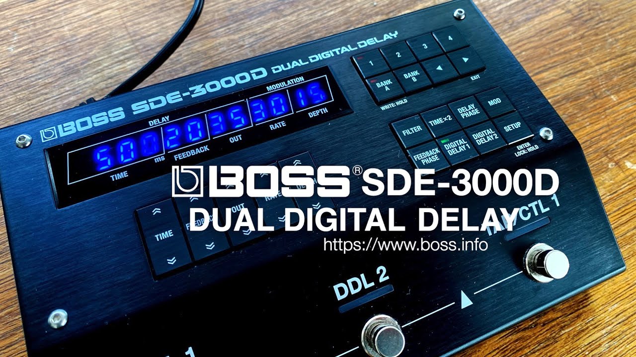 BOSS: SDE-3000D Dual Digital Delay