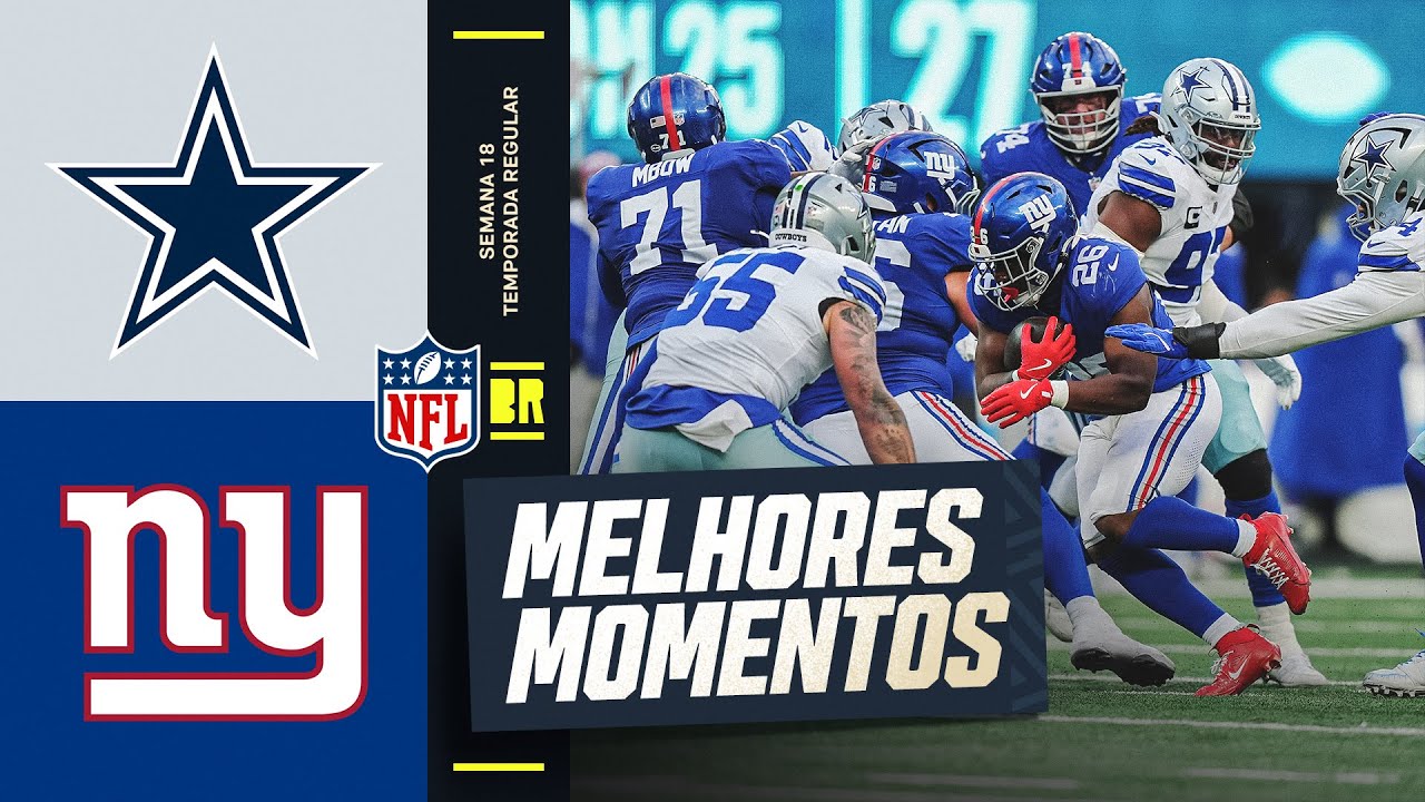 Dallas Cowboys vs New York Giants | Melhores Momentos - Semana 18 | NFL 2025