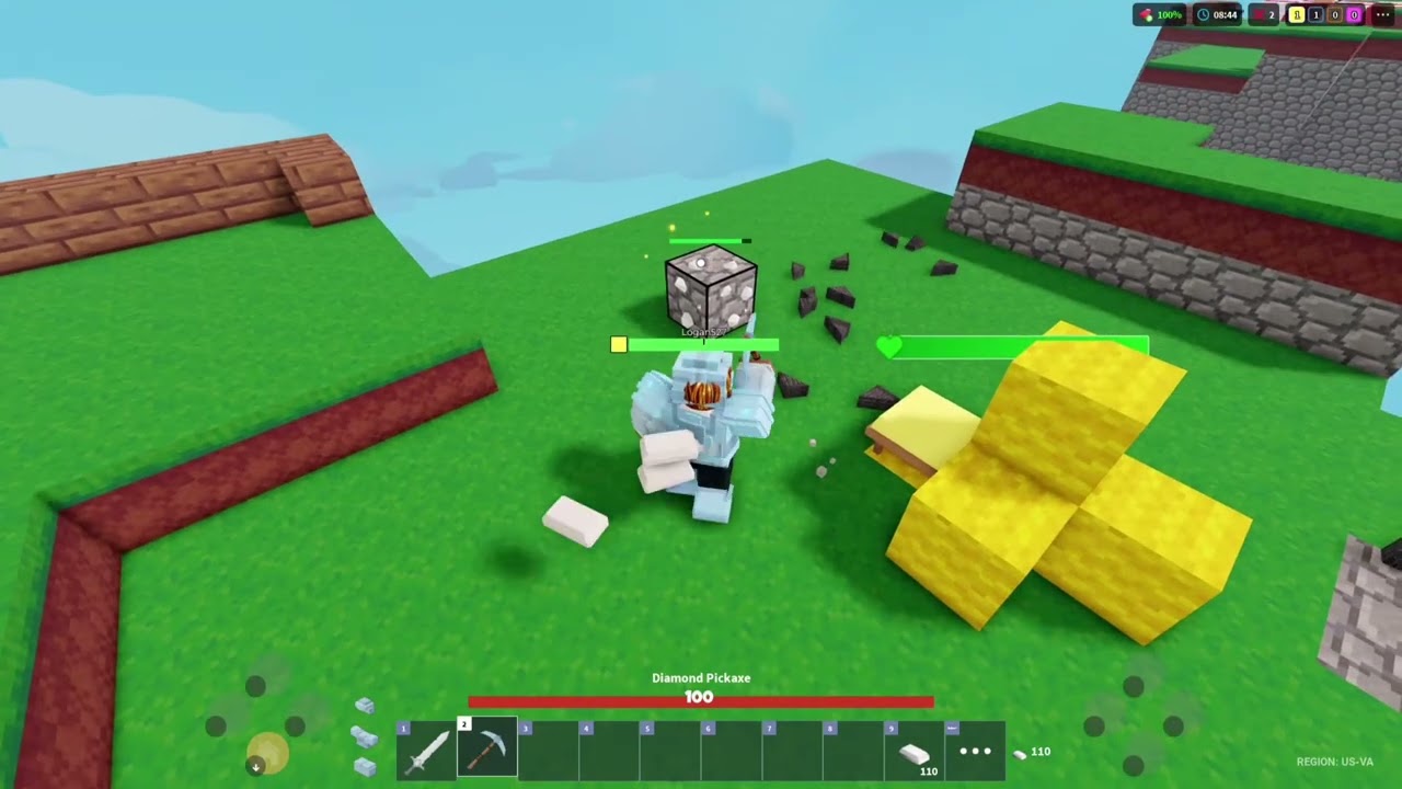 ￼￼Winston and Logan ￼￼play bedwars 1v1’s