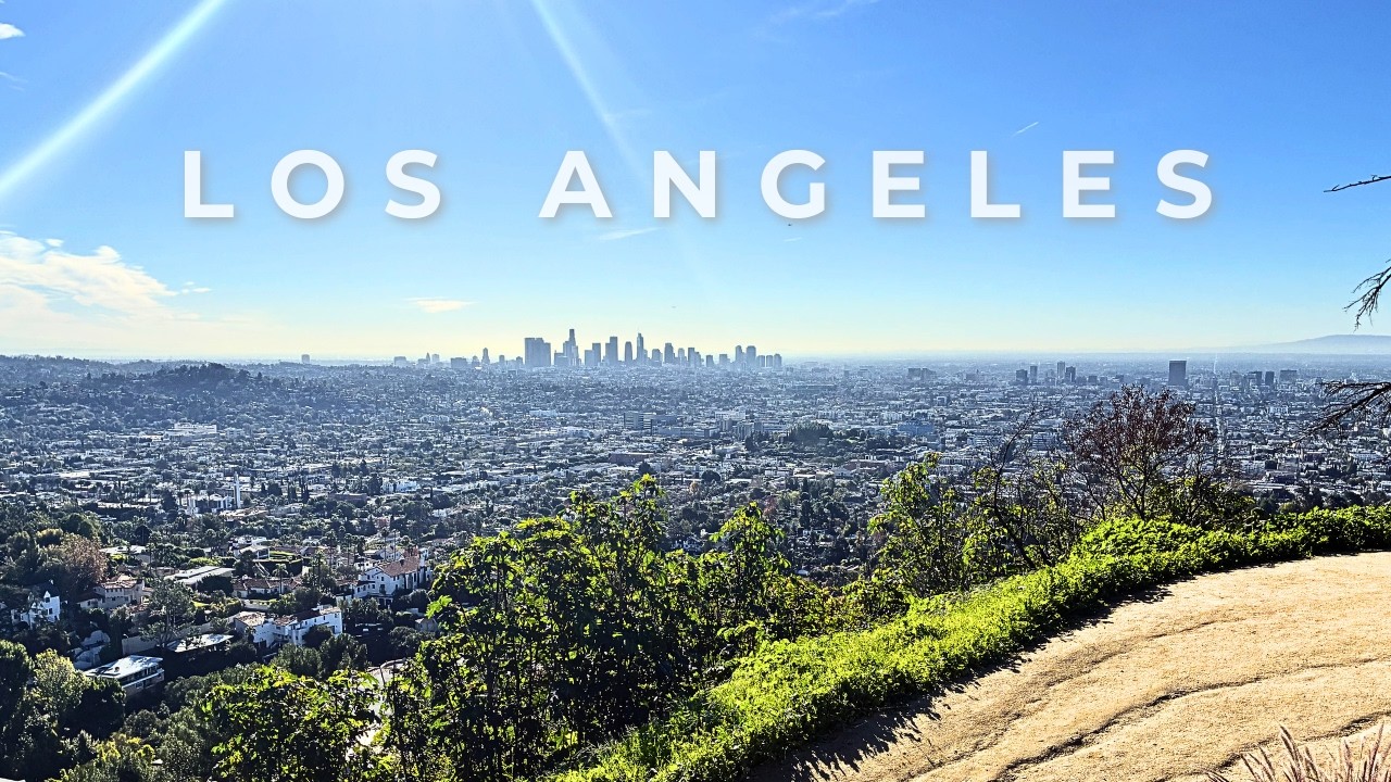 Perfect Relaxing Walk from Griffith Observatory | Los Angeles 4K