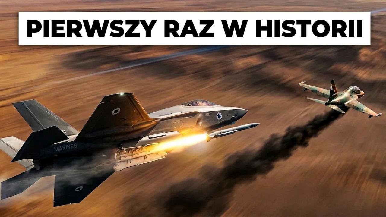 F-35 zestrzelił irańskiego Jaka-130 niesamowitym atakiem powietrze-powietrze!