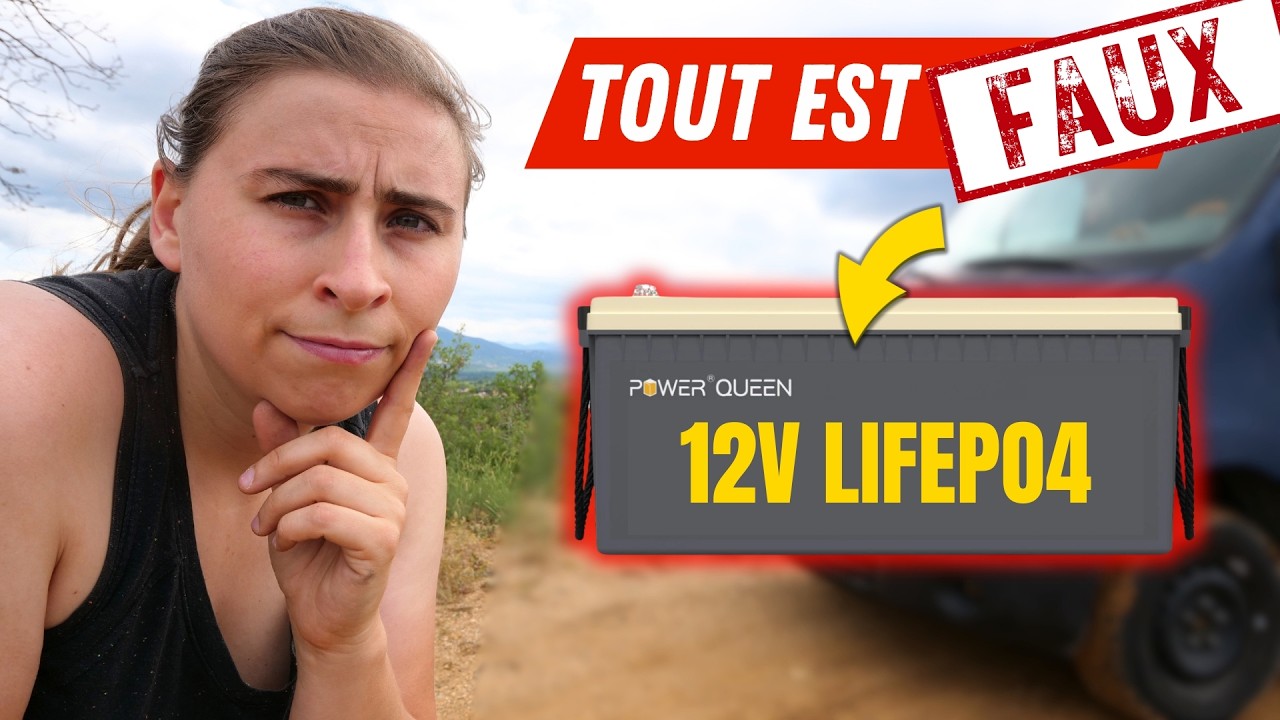 5 FAUSSES IDÉES sur les batteries lithium LIFEPO4 en van / fourgon aménagé #powerqueen