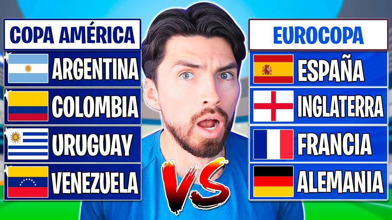 MEJORES de COPA AMÉRICA vs MEJORES de EUROCOPA! ¿Quién ganará?