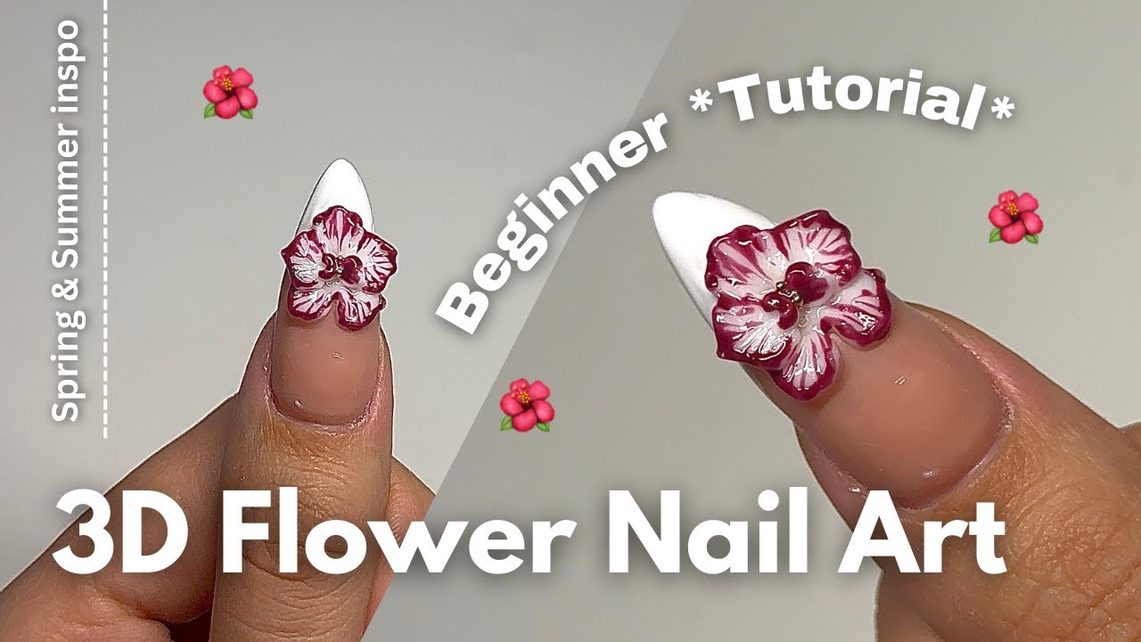5 MINUTES *easy* tutorial for 3D solid gel flowers | for beginners