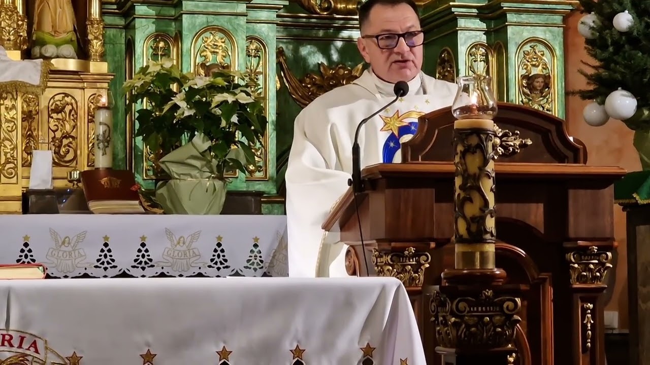 @tv.silesia-info 24.12.2025  Pasterka Kościół Św.Marcina w Kłobucku Ks. Kanonik mgr. Mieczysław Wach