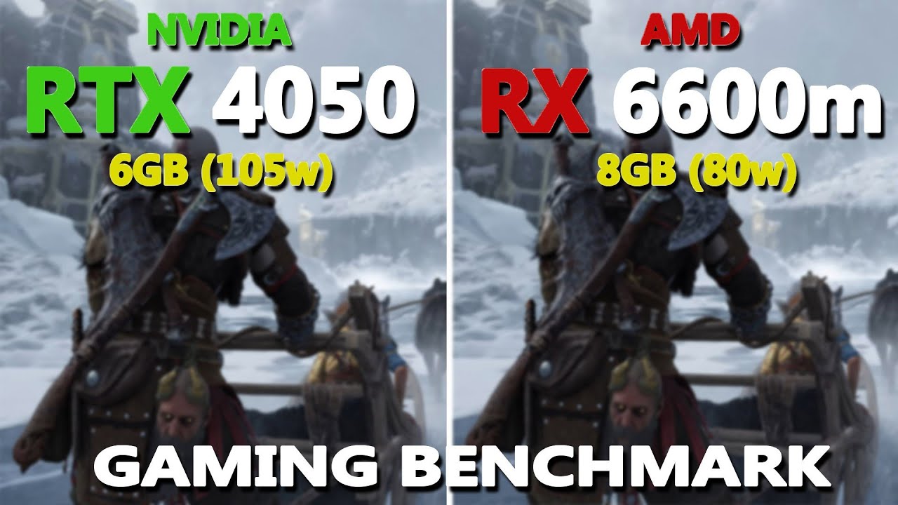 RTX 4050 vs RX 6600m Gaming Benchmark Test | MSI Katana vs Alpha 15 Gaming Test | 