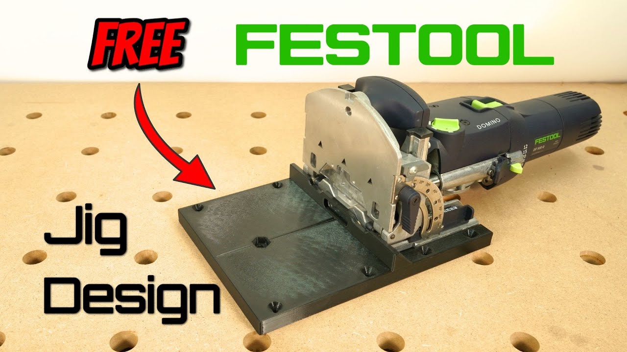 FREE Festool Domino Thin Stock Jig Design  |  Make your tool more versatile!