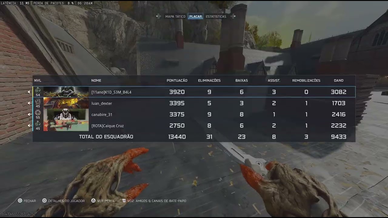 Vitória Ressurgencia 8 Kills 💀