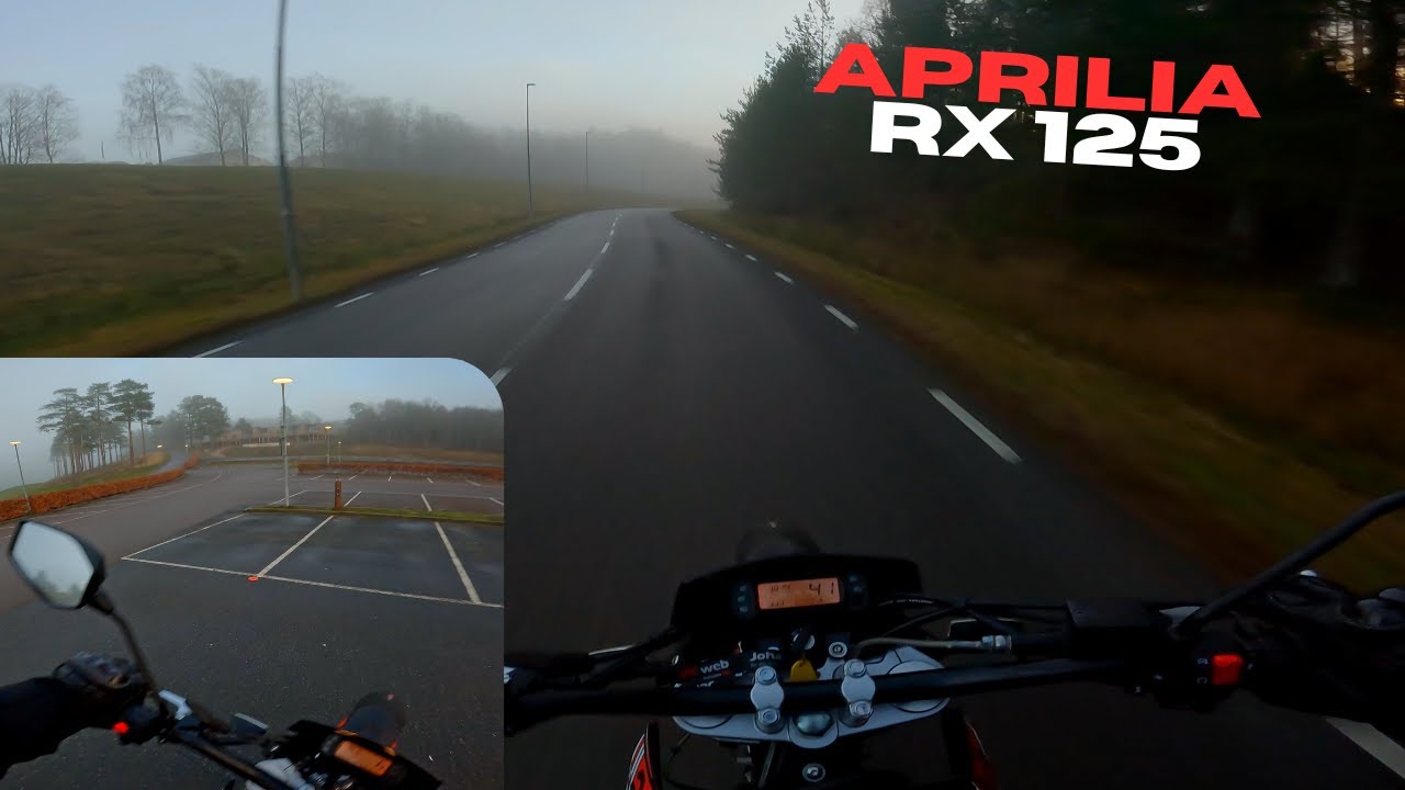 KRYPKÖRNING MED APRILIA RX 125
